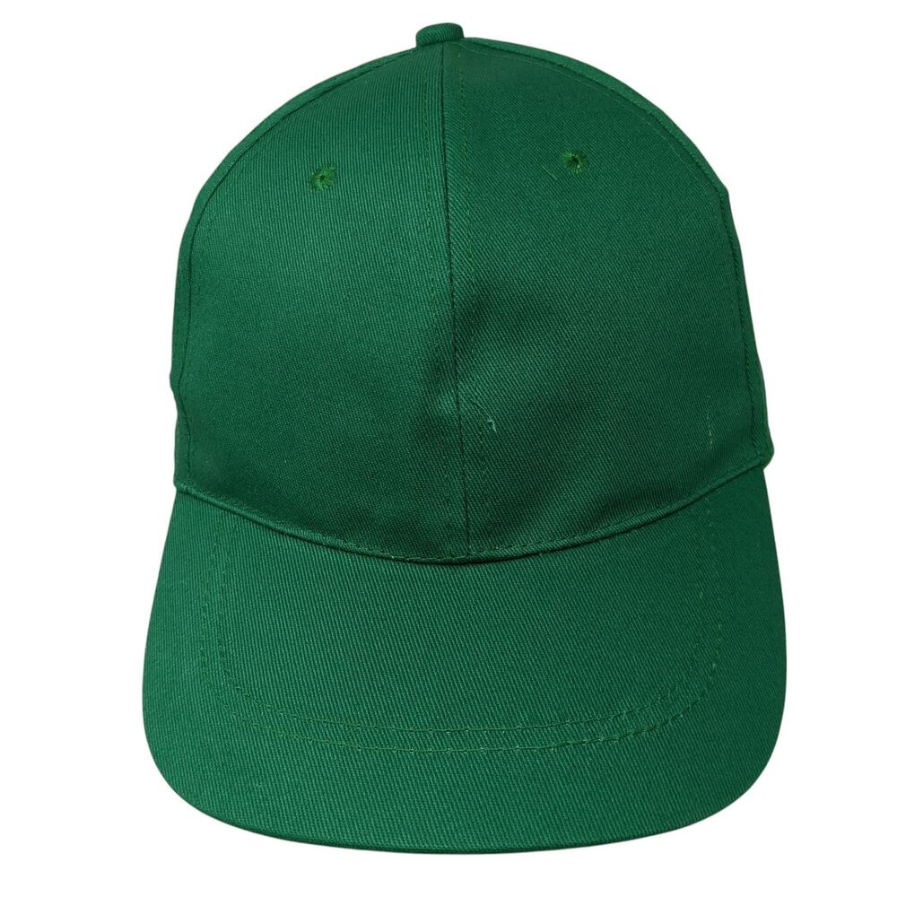 Costume Agent Snapback Hat Green One Size Adjustable 6 Panel Blank